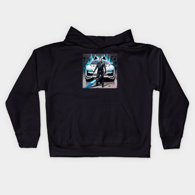 Elon Musk - X-man Edition Kids Hoodie by SOLOBrand